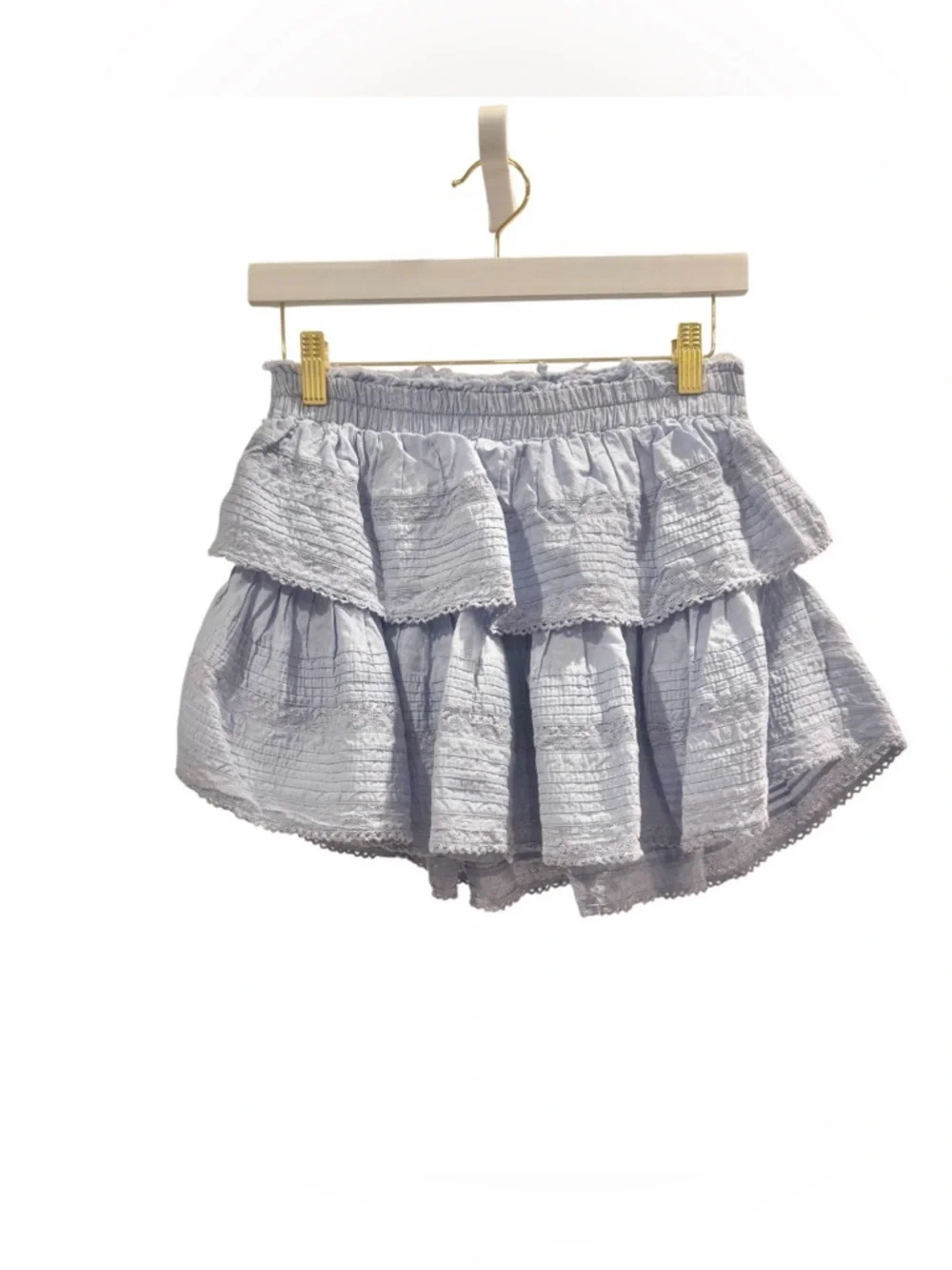 LOVE SHACK FANCY LoveShackFancy BLUE SKIRT WOMEN’s size XS - Picture 2 of 11